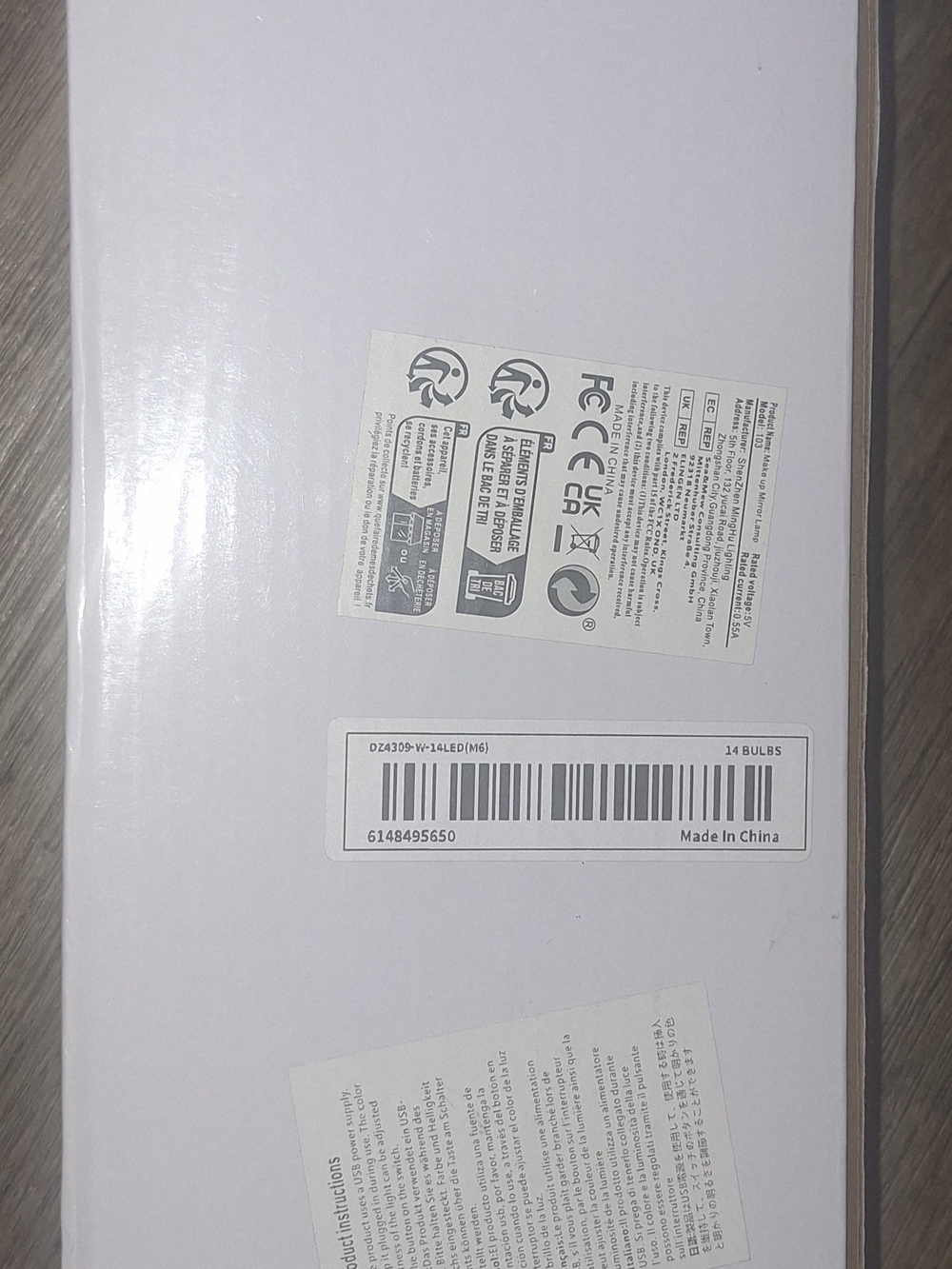 White LED Strip Light - Flexible External Lighting for Laptops & Electronics